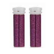 Emjoi Set of 2 Micro-Pedi Extreme Coarse Purple Flex Replacement Rollers