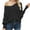 Black, variant on UAMVSH Women's Casual V Neck Sweaters Long Lantern Sleeve Pullover Sweater Fall Knit Tops