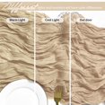 thumbnail image 4 of Tapete de mesa FANTEKE, gasa beige, 43 x 274 cm, fibra de poliéster, 4 of 7