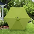 thumbnail image 2 of Astella 92.5" Lime Green Solid Print Hexagon Market Patio Umbrella, 2 of 7
