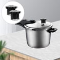 thumbnail image 1 of Luxshiny 2Pcs Steam Exhaust Valve Black Plastic Accessory for Pressure Cooker Cooking, 1 of 8