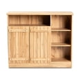 thumbnail image 4 of Baxton Studio Eren Modern and Contemporary Farmhouse Natural Oak Brown Finished Wood 2-Door Dining Room Sideboard Buffet, 4 of 7