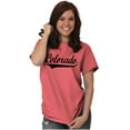 thumbnail image 3 of Colorado CO Classic Athletic Script Unisex Plus Size Graphic Tee Brisco Brands 3X, 3 of 6