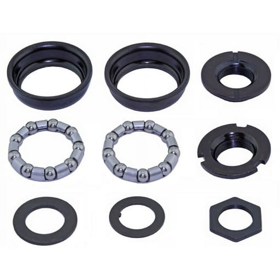 Bottom Bracket Set 1/Piece Crank 5/16x9 24t Black. for bicycle bottom bracket, bike bottom bracket,