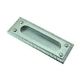 thumbnail image 4 of Renovators Supply Rectangular Brass Window Sash Lift 5" Satin Chrome Rope Sash Lift for Windows w/Screws, 4 of 8
