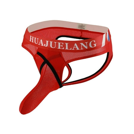 

Men Jockstrap Underwear Low Rise Athletic Thong G-String Premium Pouch Sexy Briefs Comfort Lingerie Gifts For Men