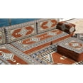 thumbnail image 4 of Moroccan Sofas, Brown Turkish Sofa, L Shaped Modular Sofa, Arabic Floor Cushions, Sofa Bed, Floor Pillows for Adults, Diwan Sofa, 4 of 5