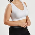 thumbnail image 4 of Women Pure Color Plus Size Ultra-thin Large Bra Sports Bra Full Bra Cup Tops, 4 of 10