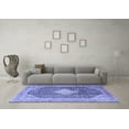 thumbnail image 3 of Ahgly Company Indoor Rectangle Medallion Blue Traditional Area Rugs, 3' x 5', 3 of 4