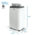 BLACK+DECKER BPP06WTB 6,000 BTU SACC/CEC (10,000 BTU ASHRAE) Portable