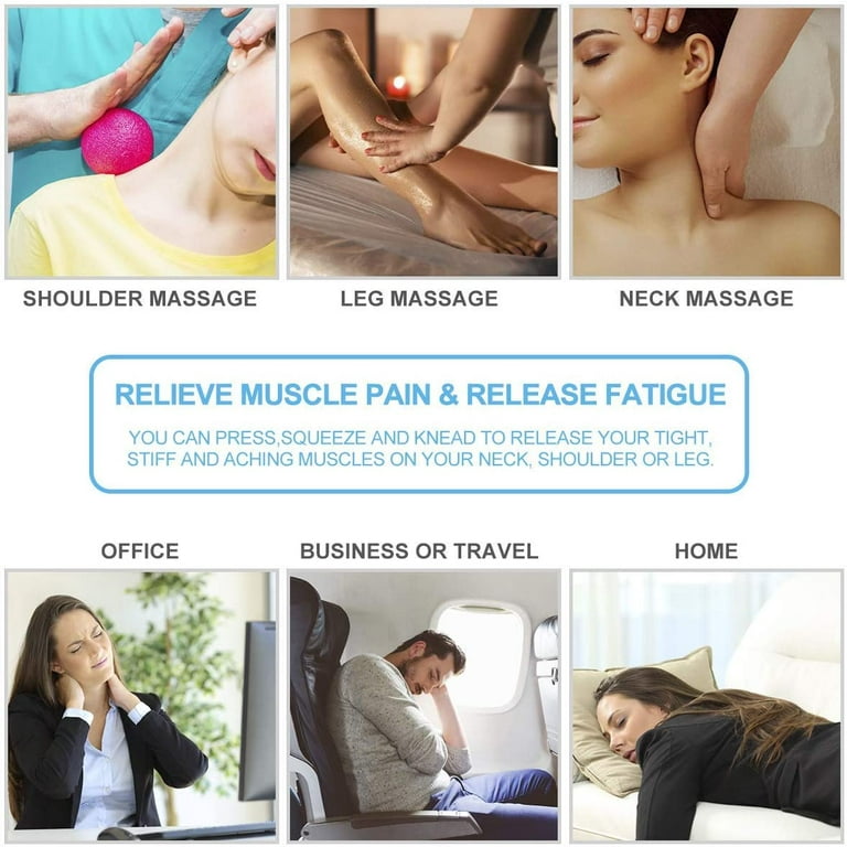 Dual Pressure Point Neck Massager, Neck and Shoulder Massage Tool