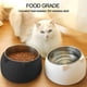 thumbnail image 2 of Cuencos de acero inoxidable para gatos, cuenco inclinado para perros y gatos, comedero extraíble, 2 of 3