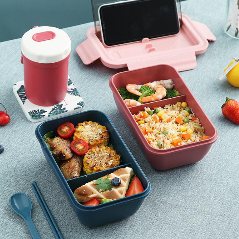 LWITHSZG Toddler Lunch Box, 1100 ML Bento Boxes for Adults