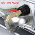 thumbnail image 2 of Adaptador de contenedor IBC de 1 pulgada con control de flujo preciso, conector de manguera de jardín de latón a prueba de fugas para tanque de agua de rosca gruesa, silicona antideslizante para un, 2 of 5