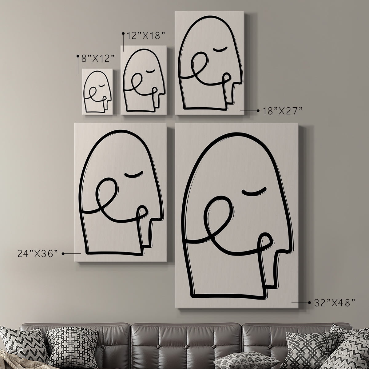 Wexford Home 12 x 18 Face It I Premium Gallery Wrapped Canvas - Ready to Hang