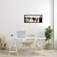 thumbnail image 5 of Stupell Industries Modern Industrial Crowd Abstract Long Exposure Abstract Photography Black Framed Art Print Wall Art, 13 x 30, 5 of 5