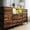 Brown, variant on Modern 8 Drawer TV Stand Dresser for 65-75 Inch TVs, White Fabric Storage Organizer with Steel Frame, Large Capacity Entertainment Center for Bedroom Living Room