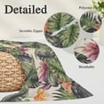 thumbnail image 6 of Palm Leaves Queen Size Pillow Cover, Pillowcase Protectors with Zipper, Breathable Decorative Throw Pillow Case Cover, Summer Botanical Tropical Plants Rustic Pillow Shams for Couch Sofa 20x30Inch, 6 of 8