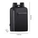 thumbnail image 3 of Mochila antirrobo para portátil con puerto de carga USB y tejido impermeable para estudiantes universitarios y profesionales | Compatible con portátiles de 15,6 pulgadas, escuela, oficina y viajes, 3 of 7