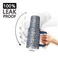 thumbnail image 3 of Leopard Print 40oz Tumbler– Stainless Steel Insulated Tumbler with Handle and Straw, Large Capacity Travel Cup for Hot & Cold Drinks, 3 of 6