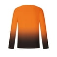 thumbnail image 5 of BXINGOHAI Men's Crewneck Shirts Casual Long Sleeve Tops Fashion Pullover Shirt Big and Tall Shirts Today Sales Orange,6XL, 5 of 5