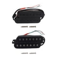 thumbnail image 2 of FashionCha Guitar Pickup 7 String Electric Guitar Humbucker Pickup Double Coil Prewired Circuit Pickup Accessory Pp Material Suitable for Concert Use DIY Customization Black 50mm, 2 of 8