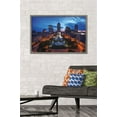 thumbnail image 2 of Cityscapes - Indianapolis, Indiana Wall Poster, 22.375" x 34", Framed, 2 of 3