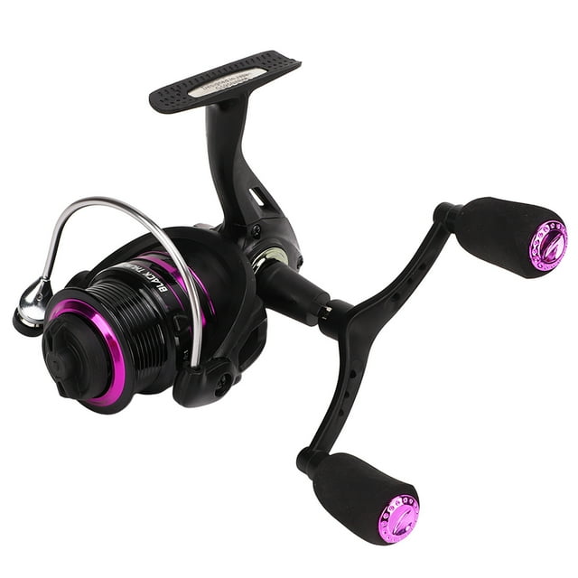 Lightweight Reel, Glossy Tactility Stable Metal Double Rocker Arm Fishing Reel With Grip For Ice Fishing 2000