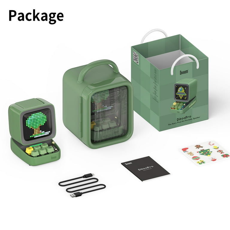 Free Shipping! Divoom Ditoo - Pixel Art Portable Bluetooth