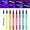 8pcs, variant on Livhil 8 Colors UV Neon Liquid Eyeliner Set, Glow in the Dark Bright Waterline Eyeliner Pencils, Eyeliner Waterproof Smudge Proof for Eye Liner Makeup