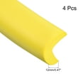 thumbnail image 3 of Uxcell Corner Guards Protectors 6.56ft(2M), 4 Pack Foam Bumper L Shape, Yellow, 3 of 5