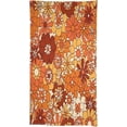 thumbnail image 5 of Boho Floral Tablecloth, Vintage 70s Hippie Bright Orange Flowers Groovy Abstract Print Table Cover for Party Picnic Dining Room Kitchen 60x102inch, 5 of 6