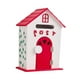 thumbnail image 2 of Buzón de pared de madera con cerradura, buzón de sugerencias para exteriores, gran capacidad Rojo, 2 of 9