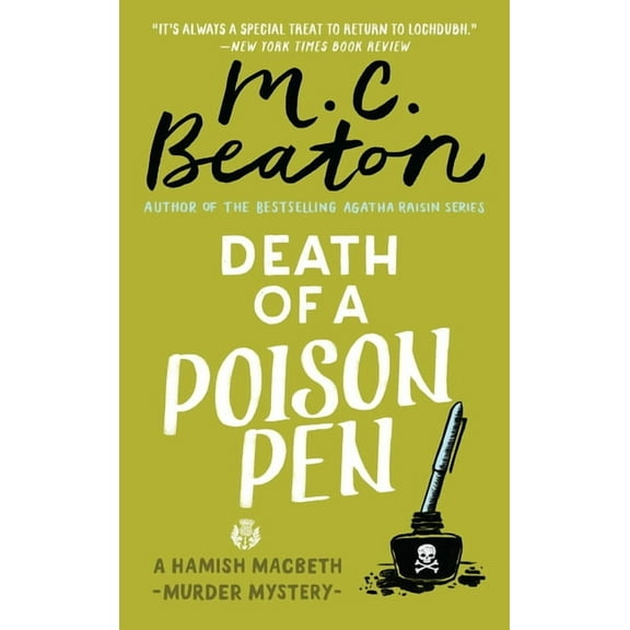 Hamish Macbeth Mystery Death of a Poison Pen, Book 19, (Paperback)