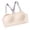 Beige, variant on Girls Student Bra Padded Yoga Vest Training Bras Youth Developed Comfy Camisole Seamless Yoga Vest