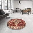 thumbnail image 3 of Ahgly Company Indoor Rectangle Traditional Saffron Red Persian Area Rugs, 5' x 8', 3 of 6