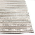 thumbnail image 3 of SAFAVIEH Martha Stewart Cotton Striped Area Rug, Taupe/Cream, 8' x 10', 3 of 8