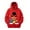 t-30Red, variant on Couple's Oversized Hooded Sweatshirt Christmas Animal Print Long Sleeve Hoodie With Pocket Front Carry Pouch For Small Dogs And Cats,Red,S