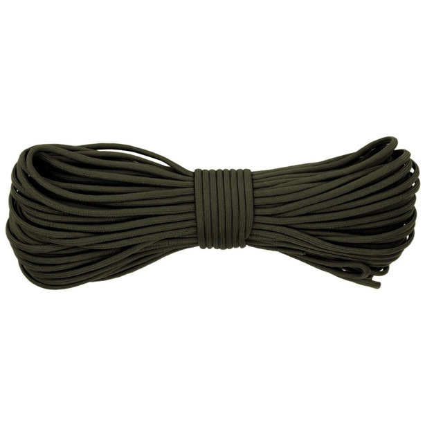 Paracord 31m Cordón De Paracord Multifuncional Reflectante Cuerda De Núcleo De 7 Hilos Para Acampar Verde Militar