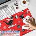 thumbnail image 4 of Long Mouse Pads for Desk,Red Cartoon Dinosaurs Skiing Pattern Desk Mats on Top Of Desks, Desk Mouse Pad Extra Large with 3mm Non-Slip Base and Stitched Edge for Gaming,Office,Work,Home 31.5"x11.8", 4 of 6