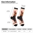 thumbnail image 2 of Honeii Cute Mouse In Glasses Print Adult Socks,Crew Socks,Casual Calf Socks,Daily Wear Socks for Men & Women, Perfect for Sports, Casual and Everyday Use, 2 of 6