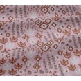 thumbnail image 5 of oneOone Viscose Jersey Fabric Block & Geometric Ikat Printed Craft Fabric BTY 60 Inch Wide, 5 of 5