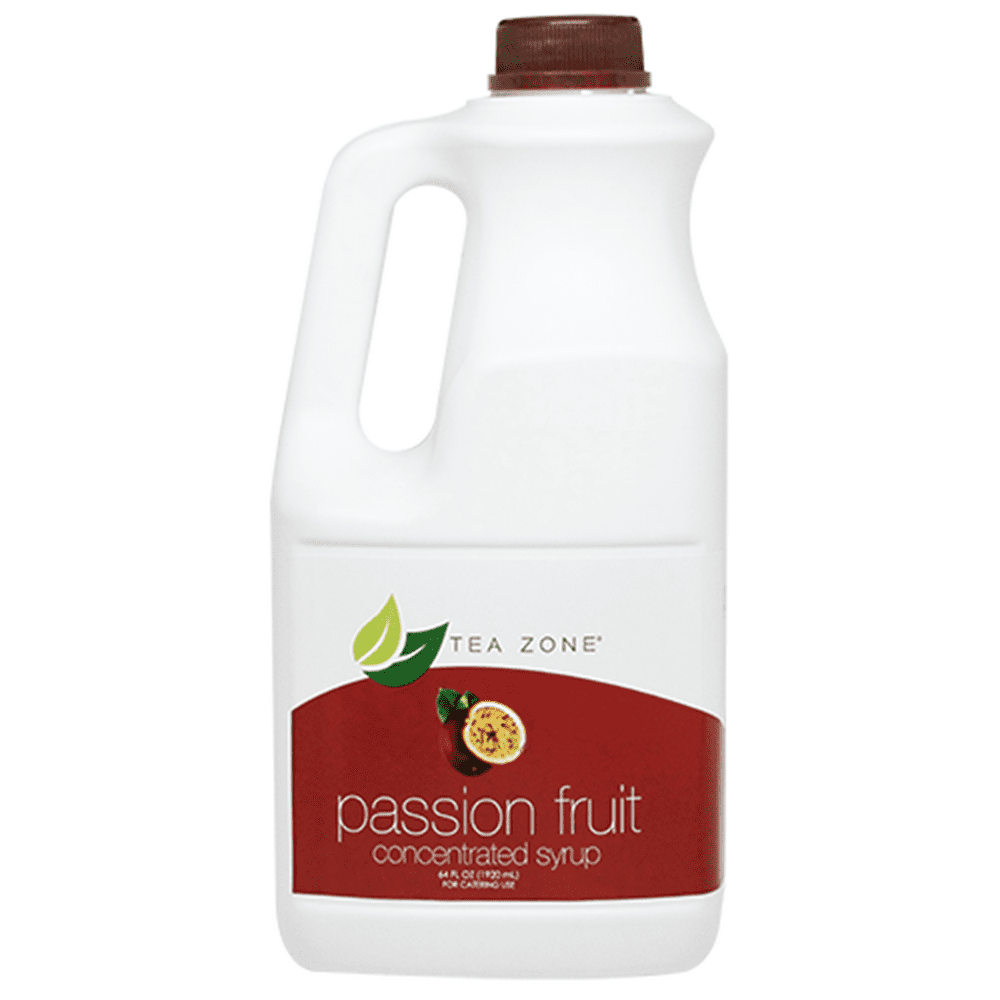 Tea Zone Passion Fruit Concentrated Real Fruit Juice Syrup 64 Fl. Oz