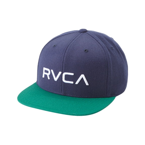 RVCA Twill Snapback II Cap [Navy/Green]