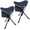 Blue-2 Pack, variant on REDCAMP Camping Stool Folding 220lb 17-inch Tall Lightweight 3 Legged Tripod Camp Stools Portable for Backpacking Hiking Hunting Fishing Black and Grey