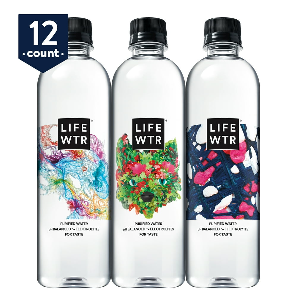 LIFEWTR, Premium Purified Water, pH Balanced with Electrolytes For
