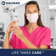 HALYARD Pink Level 1 Procedure Mask with Earloops, 57578 (Box of 50)