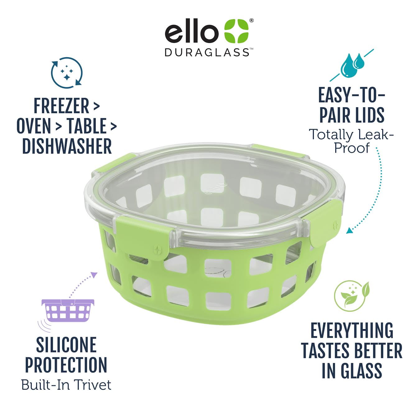 Ello Glass Containers 10-Piece Set Just $34.99 on Target.com, Leakproof &  Stain-Resistant