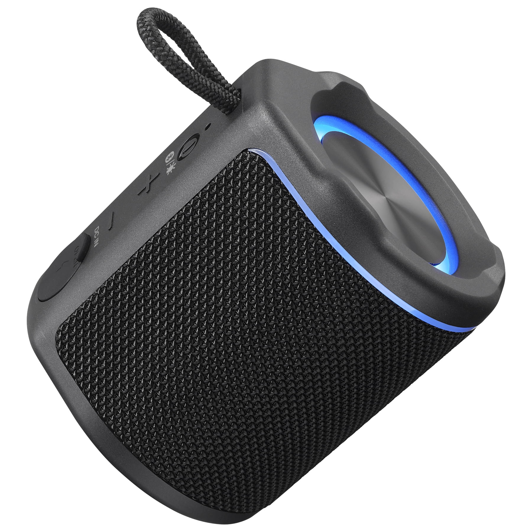 iLive Light Up Wireless Waterproof Portable Speaker, Black, ISBW103B