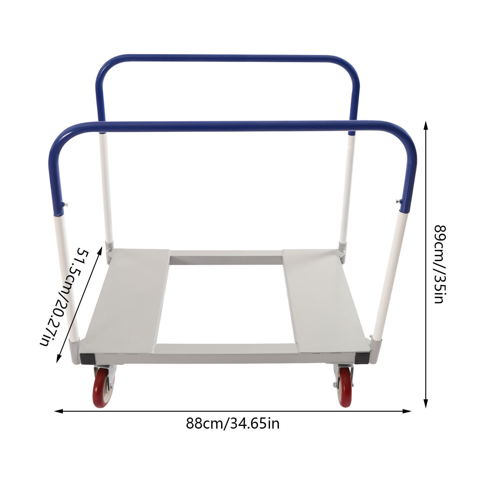 Professional Panel Cart Dolly with 5inch Caster,1500 lbs,Low Noise